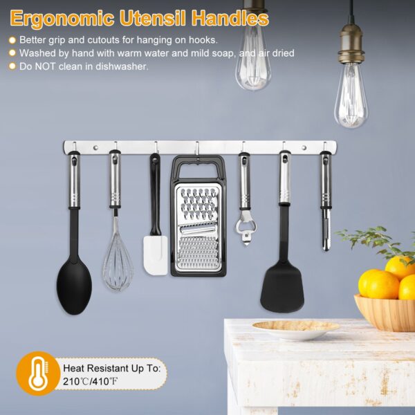 23Pcs Kitchen Utensil Set Stainless Steel Nylon Heat Resistant Cooking Utensil Tool Kit - Image 4