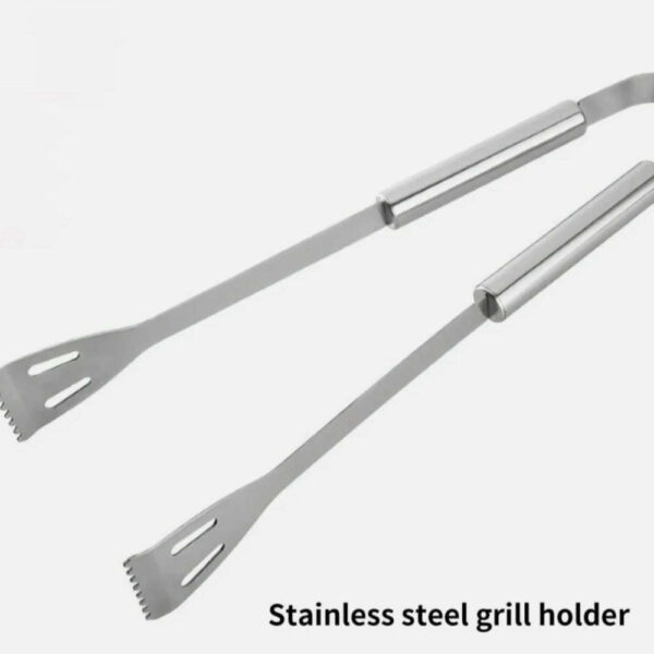 3 PCS Stainless Steel BBQ Grill Utensils Set - Image 4