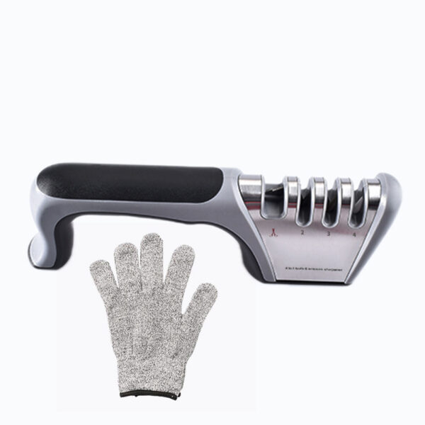 4N1 Knife Sharpener with Glove - Image 2