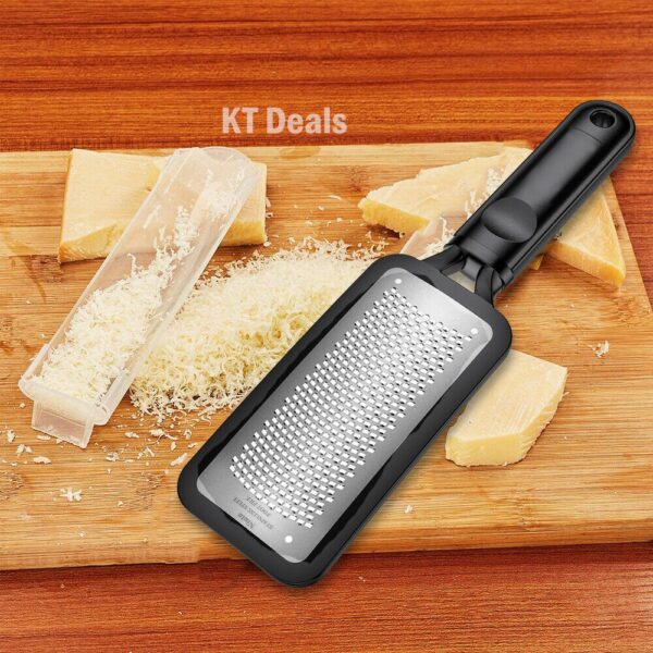 Handheld Cheese Grater Lemon Zester Ginger Fine Shredder Scraper Rasp File Tool - Image 6