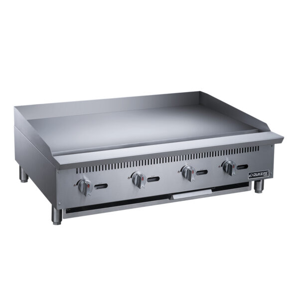 48" Griddler (24" Depth)  4-Burner Commercial  Griddle in Stainless Steel  with 4  legs - Image 3